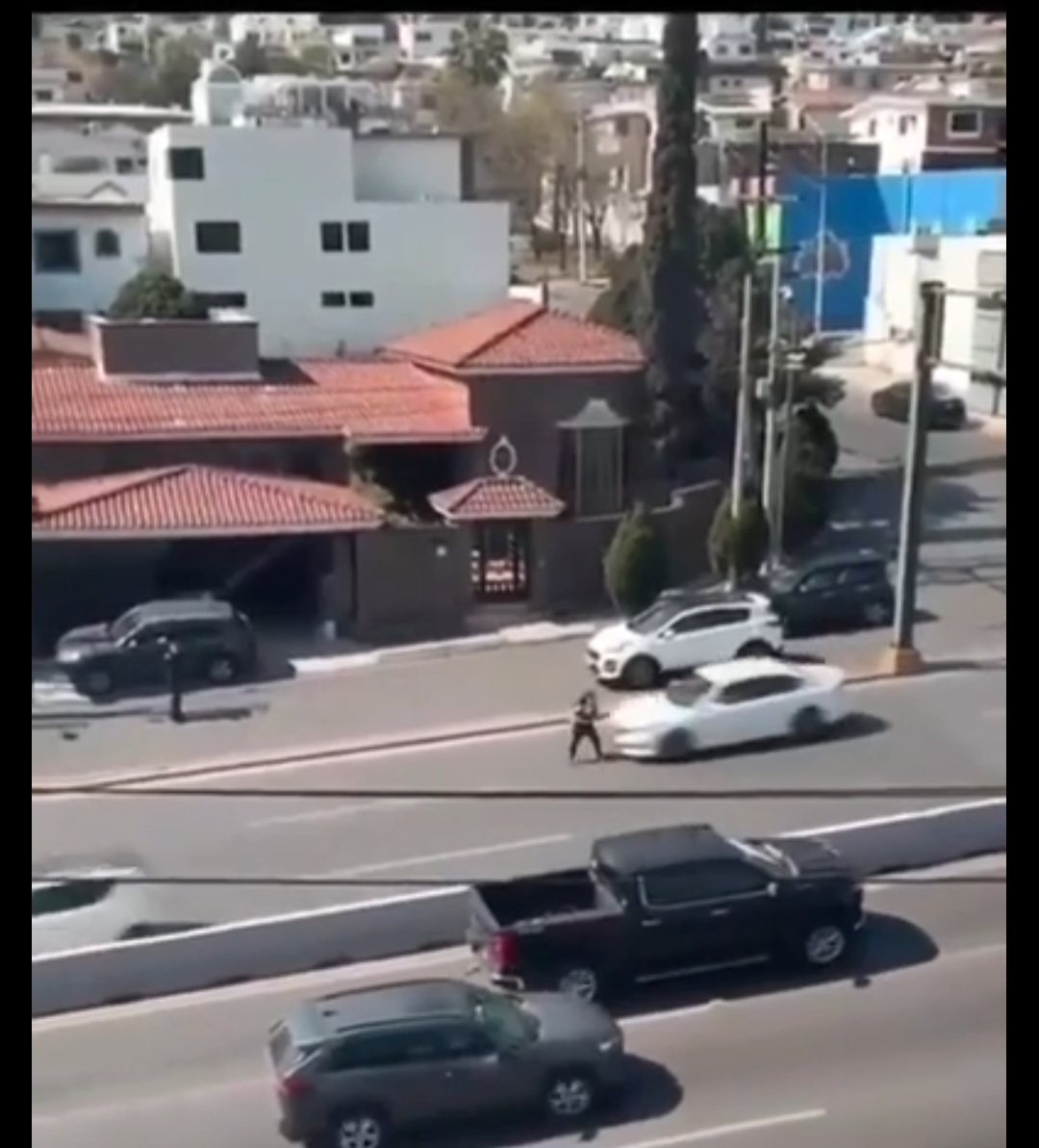 GRAPHIC: Woman, mentally unstable, runs directly into traffic.